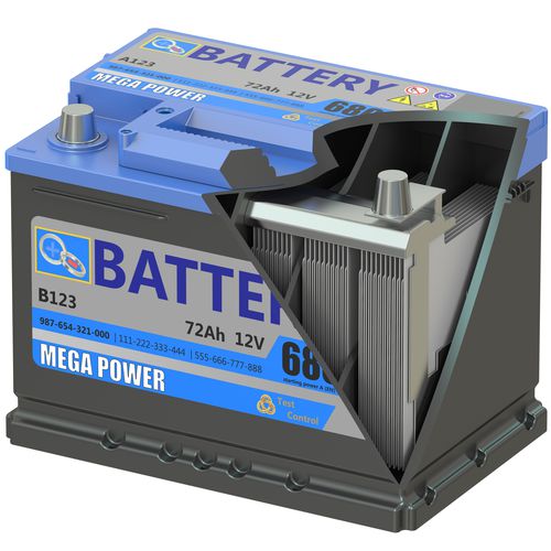 Sale of batteries in Barcelona