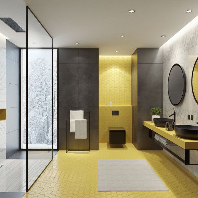 Mamparas elegantes: La clave para un baño con personalidad