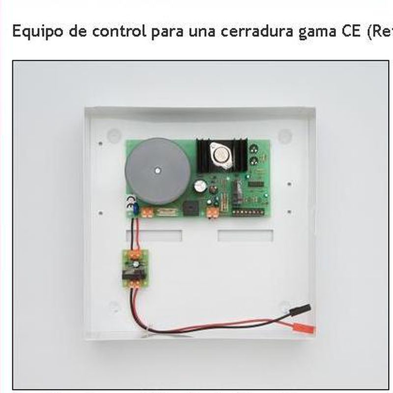 Equipos electrónicos para el control de cerraduras eléctricas y motorizadas 