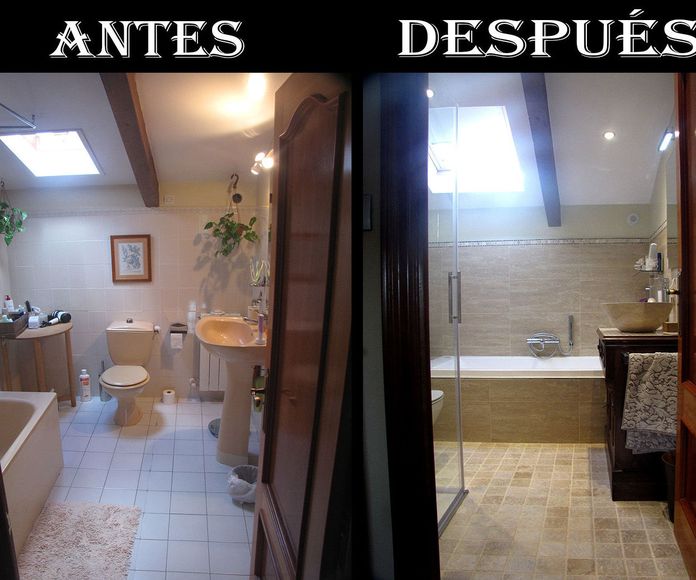 BAÑO - ANTES Y DESPUÉS