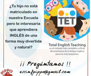 Extraescolar de inglés en Pippo