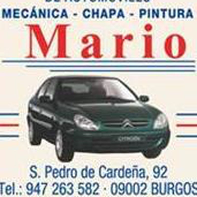 Taller coches de sustitución Burgos: Taller de coches Burgos de Talleres Mario