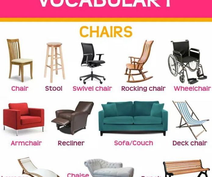 Vocabulary: chairs }}