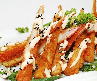 Sushi Rolls tempurizados sin arroz: Carta de Fujiyama Sushi Bar & Asian Cuisine