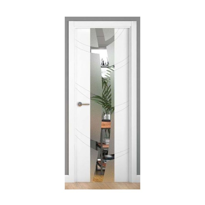 Laterales en madera con cuerpo acristalado