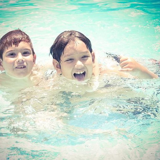 Las piscinas infantiles