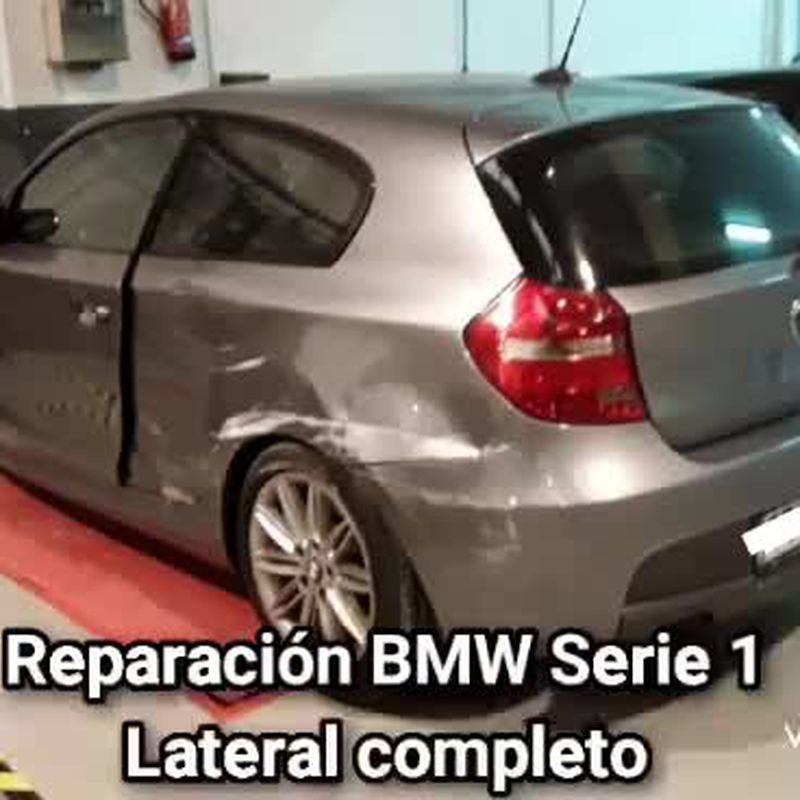 REPARACION LATERAL BMW SERIE 1: Servicios de Taller Plancha y Pintura Rafael Gascón