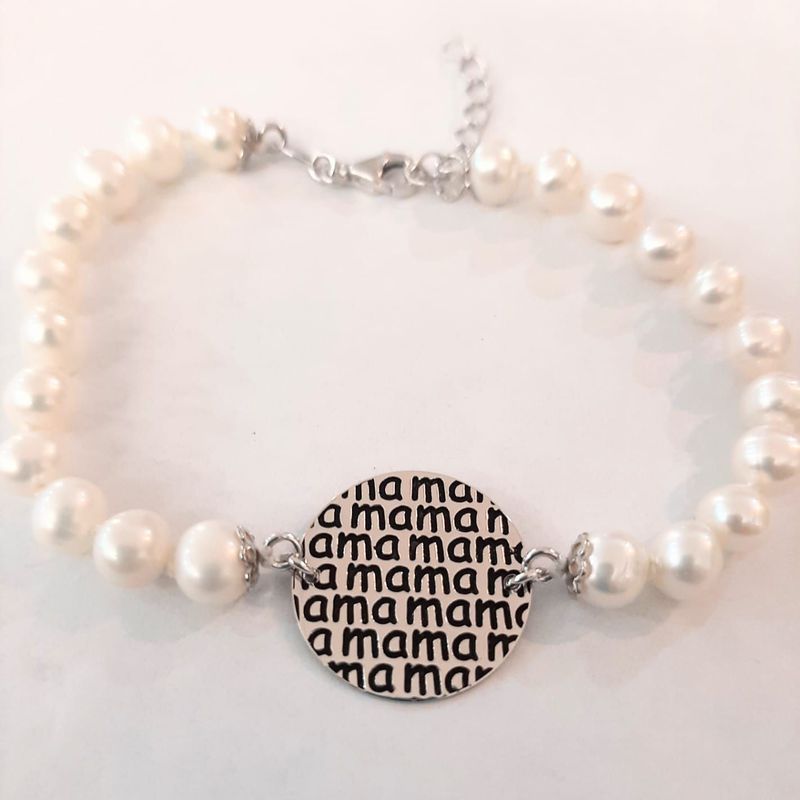 Pulsera de perlitas cultivadas engarzada: Catálogo de Joyería Izquierdo