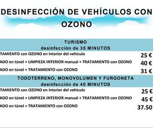 Nuevos precios de limpieza específica para el Covid19
