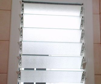Divisiones de balcones o terrazas: Catálogo de Carpintería aluminio Vicar
