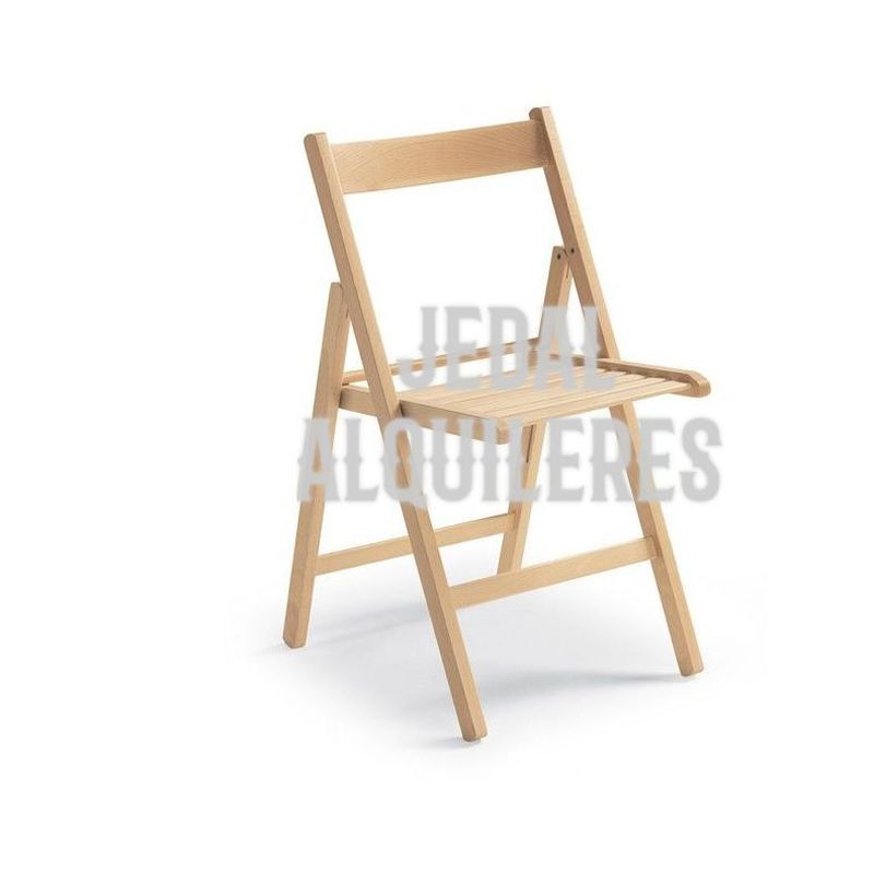 Silla plegable madera: Catálogo de Jedal Alquileres