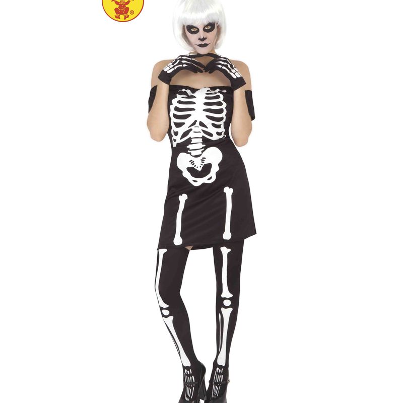Disfraz Miss Skeleton adulto