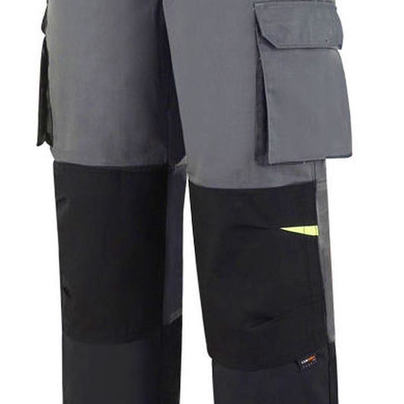 Pantalón tergal de color gris oscuro/negro.: Catálogo de Frade Ropa de Trabajo