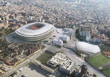 Proyecto constructivo urbanización entornos estadio FCB