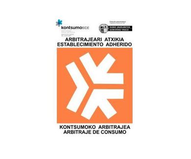 Distintivo de la Junta Arbitral de Consumo del Gobierno Vasco