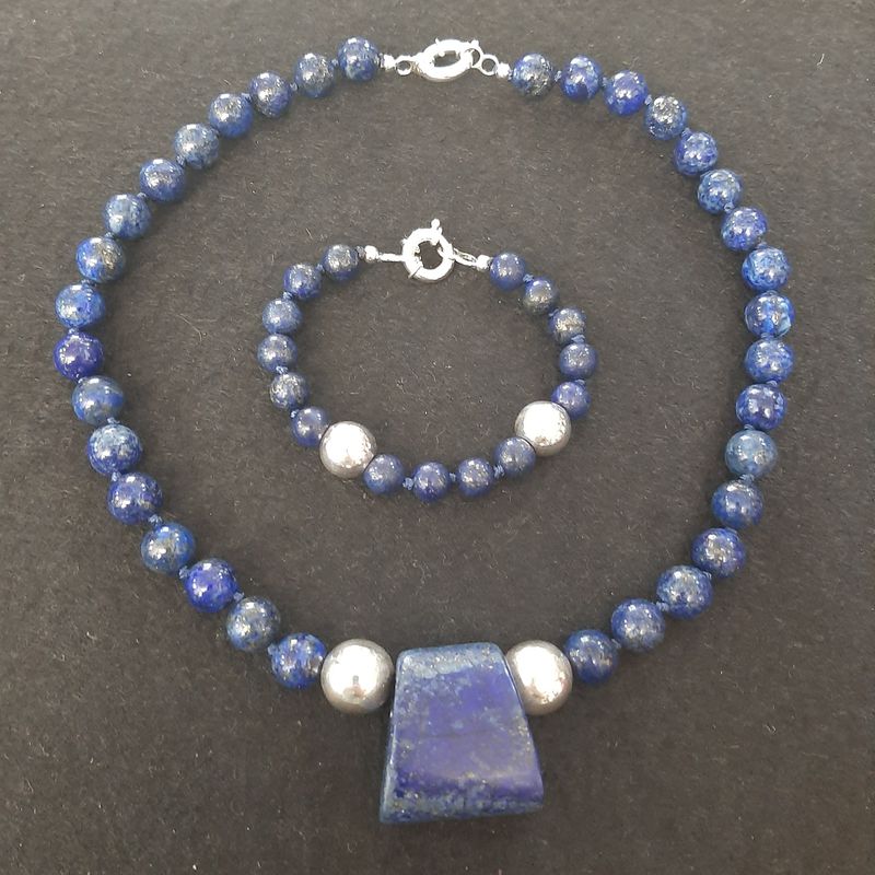 COLLAR Y PULSERA LAPIZLAZULI: Catálogo de Joyería Izquierdo