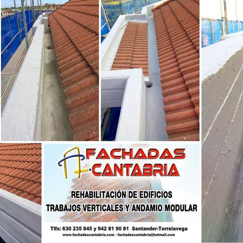 reparación de humedades en canalones y pesebrones Torrelavega