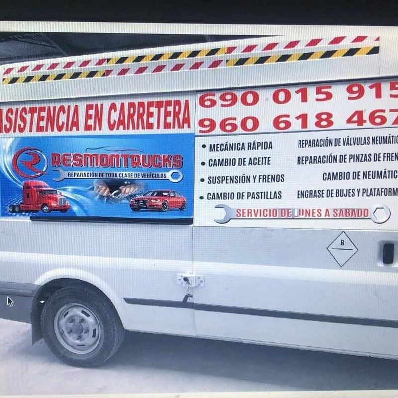 Asistencia en carretera: Servicios especializados de Taller de camiones y vehículos industriales en valencia