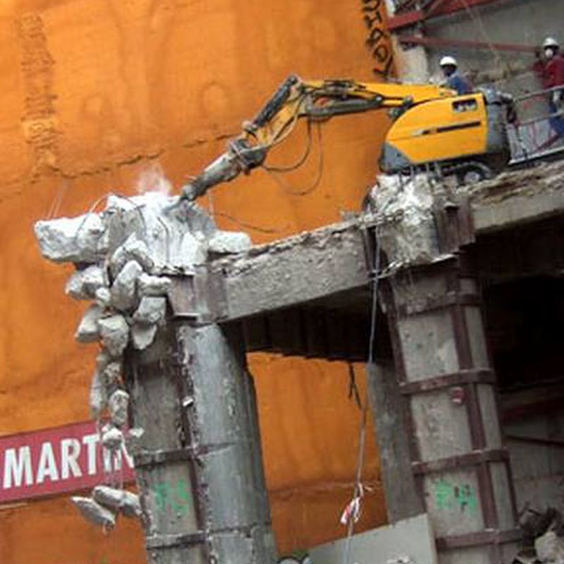 Demolición con robot: Servicios de Perforaciones y Corte de Hormigón Miguel