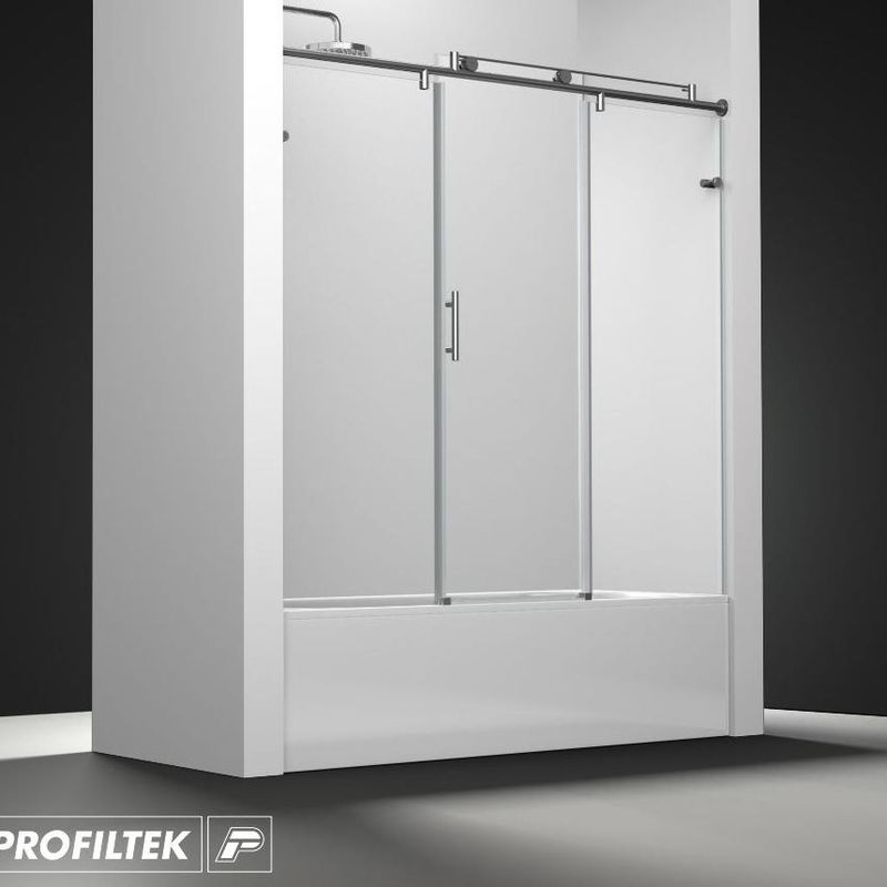 Mampara de baño Profiltek serie Steel mod ST-111 classic  