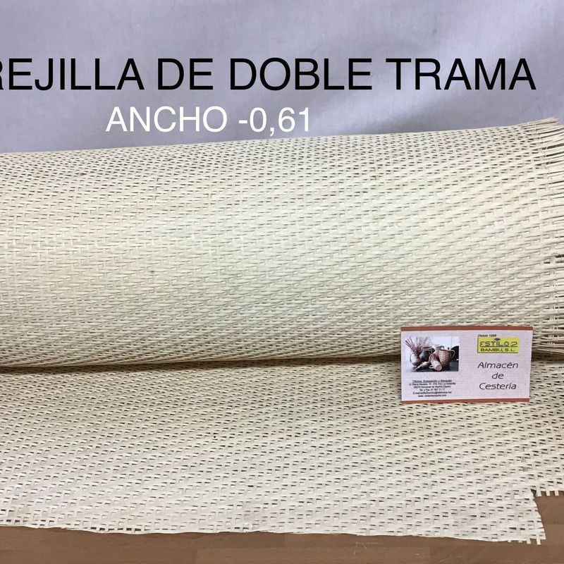 Rejilla de doble trama ancho 0,61. Estilo 2 Bambú S.L. Madrid