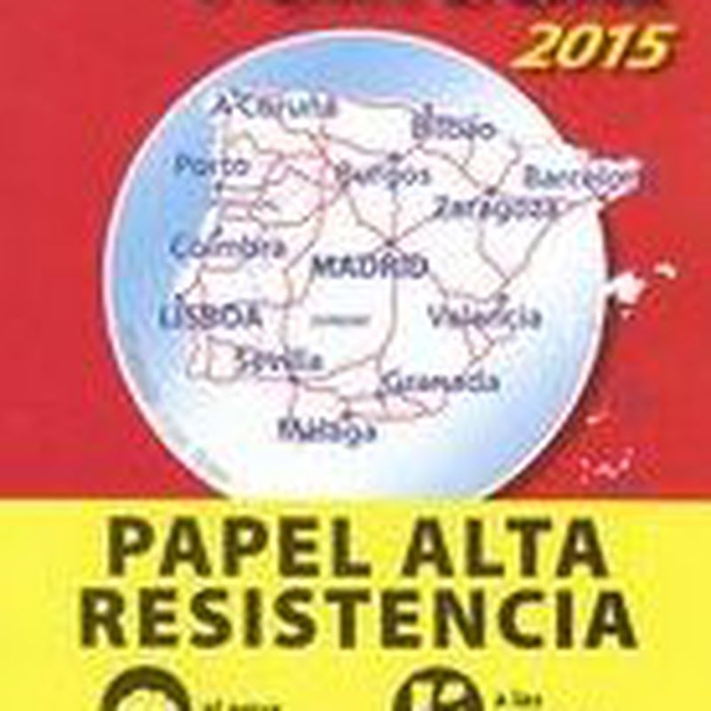 MAPA ESPAÑA - PORTUGAL. MICHELIN