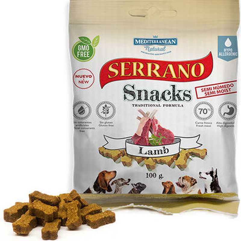 Serrano snacks mascotas adiestramiento tienda animales madrid
