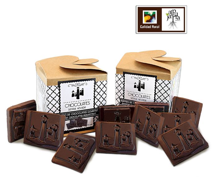 Surtido de chocolates negros gourmet: Nuestros productos de Chocolates Sierra Nevada