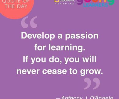 Develop a passion