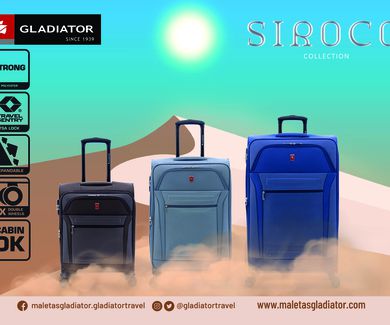 Nueva colección de maletas GLADIATOR Sirocco