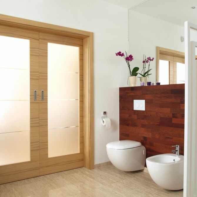 ¿Puertas con o sin cristal en el interior?