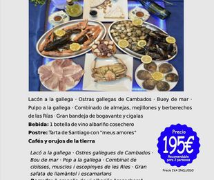 Super menú Xacobeo
