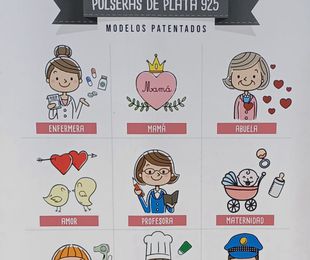 Pulseras de plata