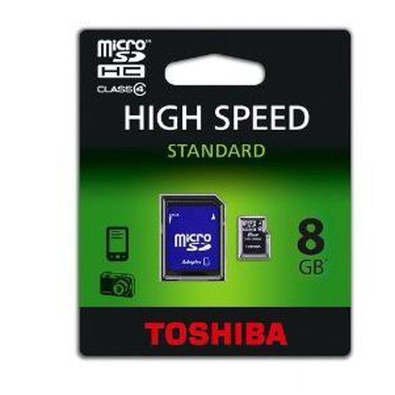 Toshiba Tarjeta Micro SDHC 8GB + Adaptador SD: Catálogo de Retóner Ecológico, S.C.