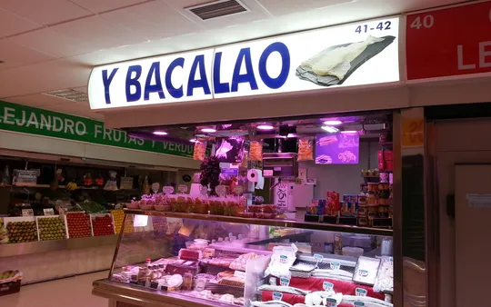 Rótulos luminosos para mercados