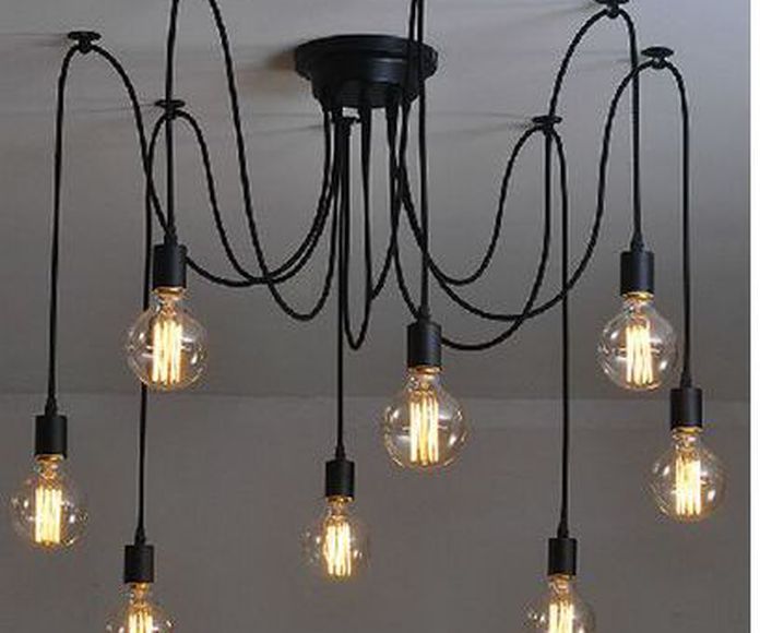 LAMPARA LED BOMBILLAS VISTAS.