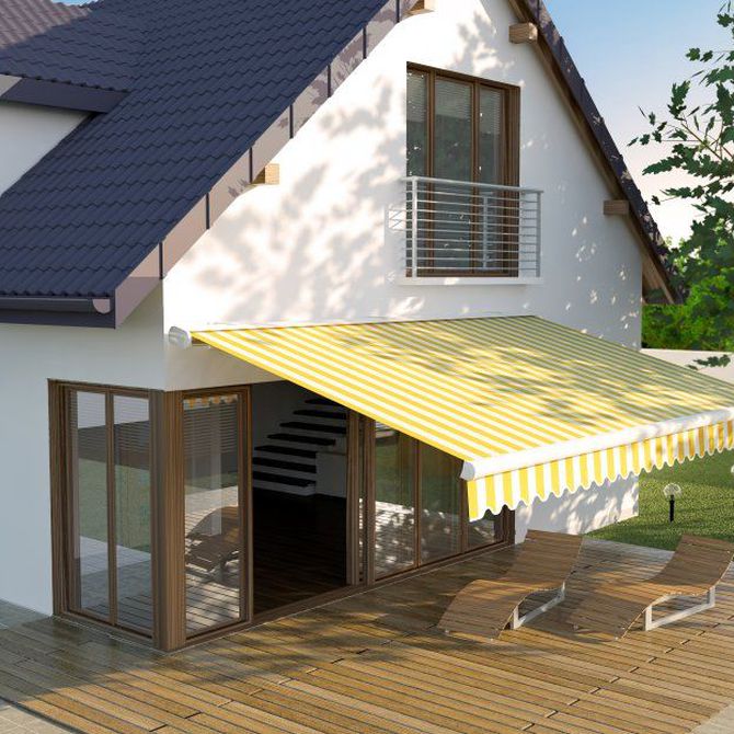 Transforma tu terraza ¡Disfruta de la sombra perfecta con un toldo ideal!