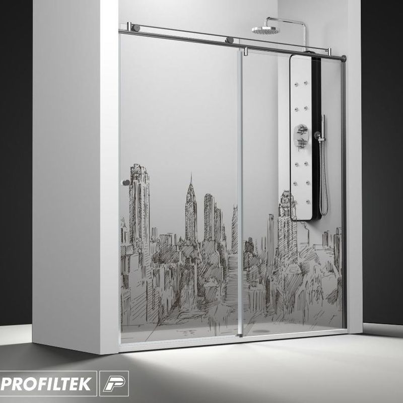 Mamoara de baño Profiltek serie Steel modelo ST-210 Light decoración cosmopolita
