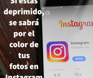 Si estás deprimido, se sabrá por el color de tus fotos en Instagram