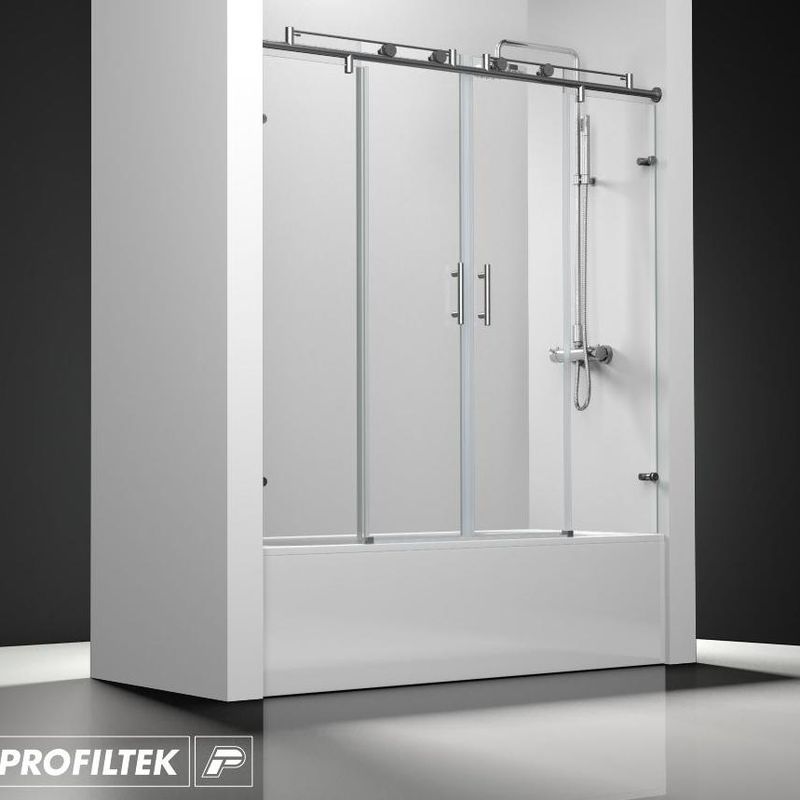 Mampara de baño Profiltek serie Steel mod. ST-125 classic