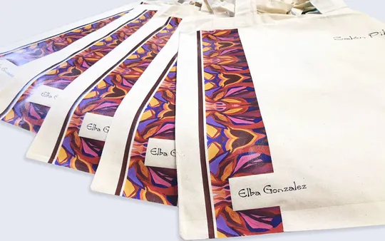 Bolsos personalizados con vinilo textil de impresión