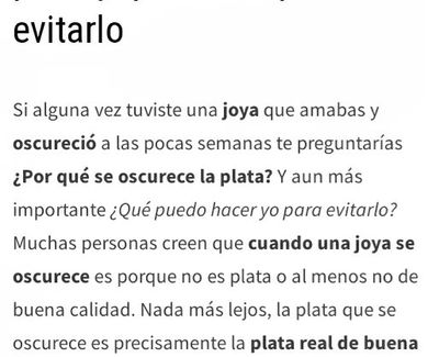 Porqué  se pone la plata negra?