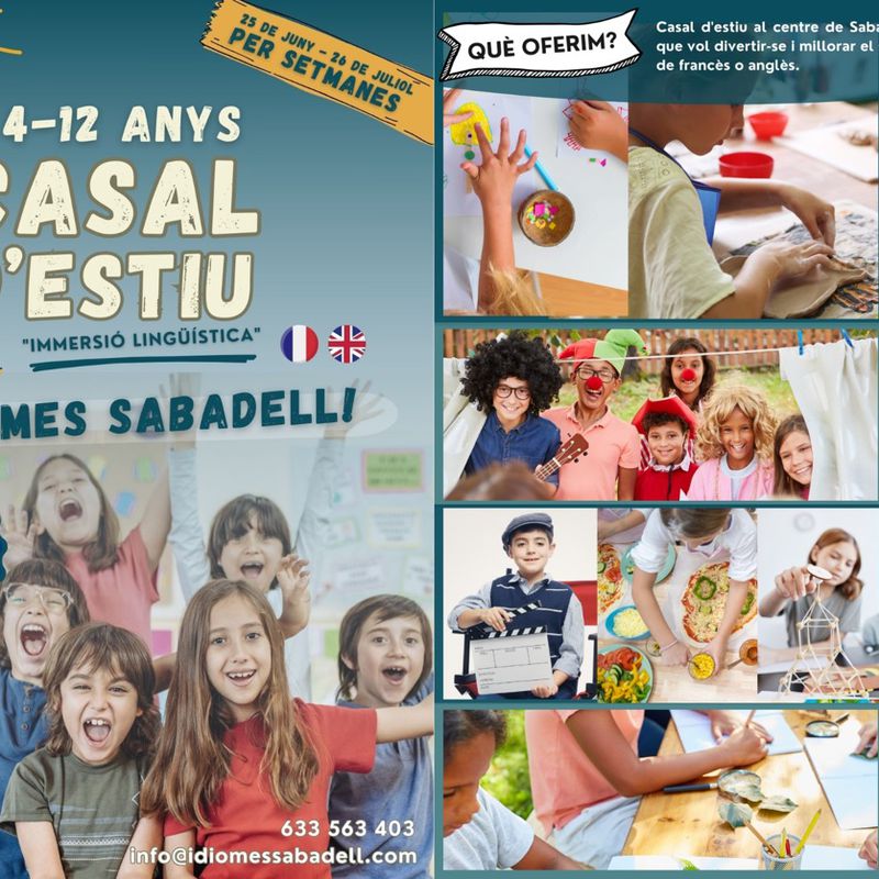 Casal de verano: Cursos de Idiomes Sabadell