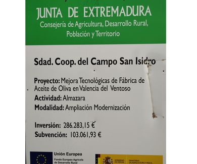 Proyecto coofinanciado por Junta de Extremadura