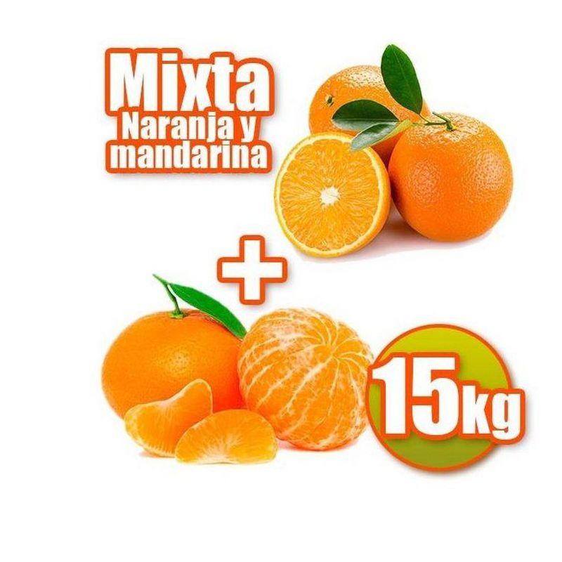 Mixta de mesa y mandarina 15 kg: Productos de Naranjas Julián