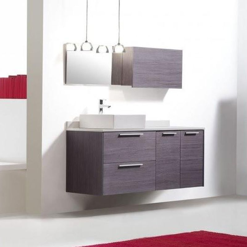 Mueble de baño Vidrebany colección Easy modelo Chapado