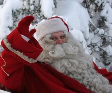 ¡Santa Claus viene de visita! 
