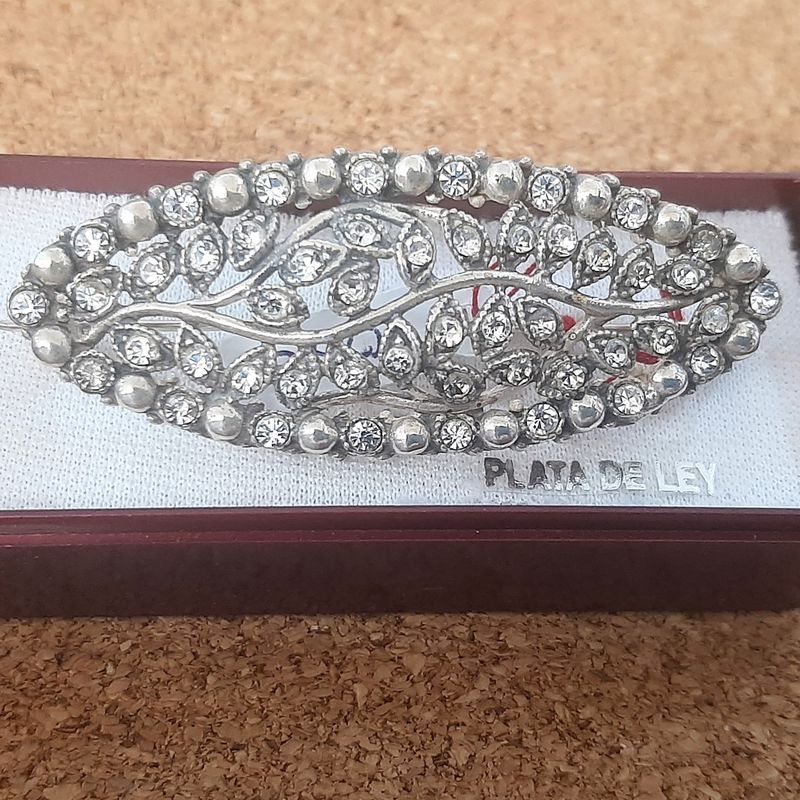 BROCHE EN PLATA