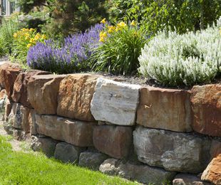 Muros de escollera para jardines