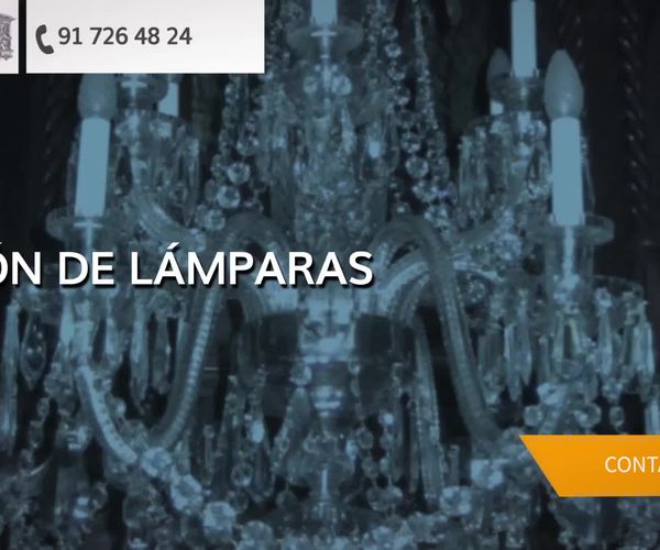 Restauración de lámparas en Madrid | Restauración de Lámparas y Arañas